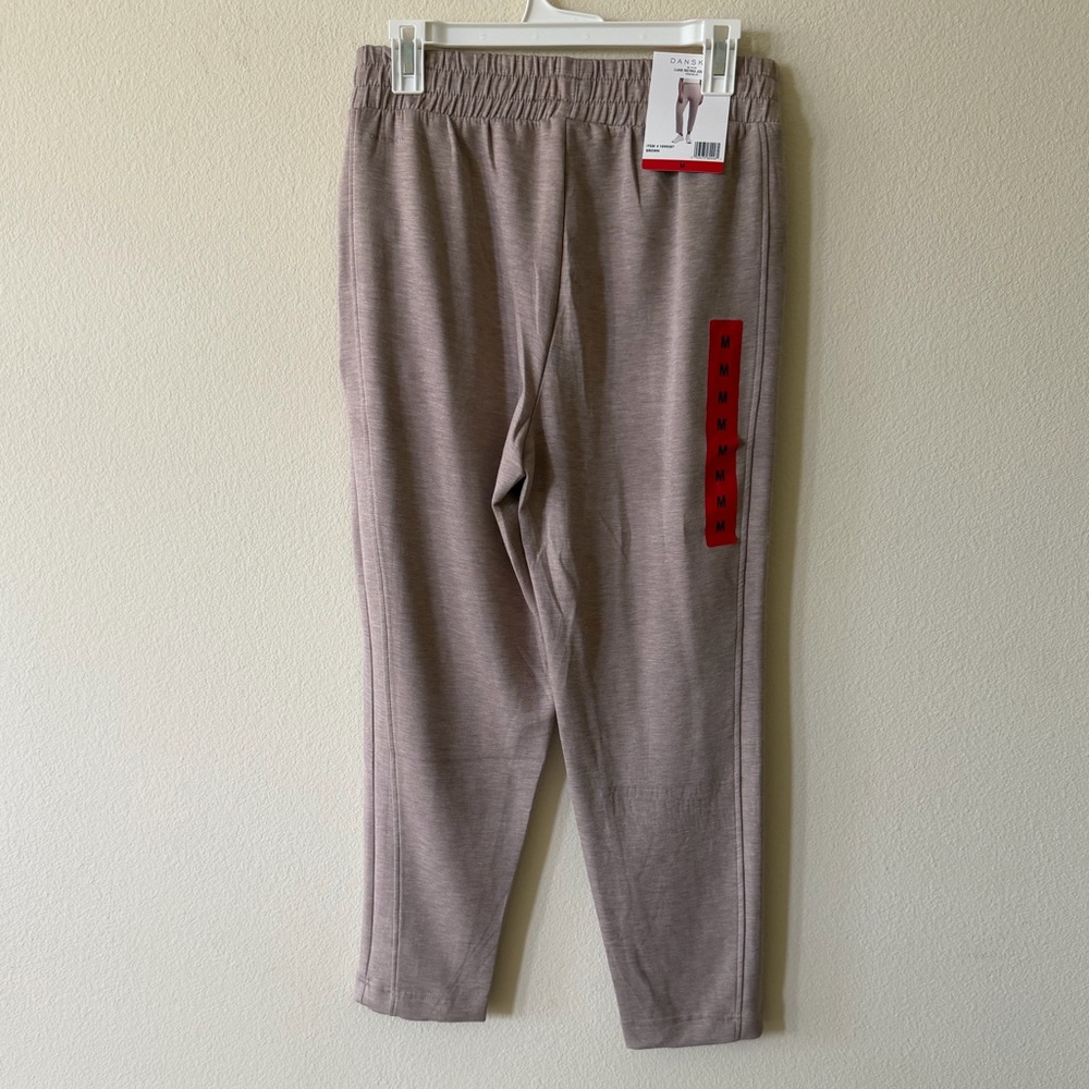 NWT Danskin brand Luxe Lounge Set (brown- chai heather) size medium - Picture 5 of 6